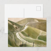 Kreidepfade von Eric Ravilious Postkarte (Vorne/Hinten)