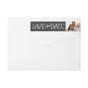Kreidetafel-Foto Save the Date Hochzeit
