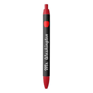 Kreidetafel Lehrers Apfel Stift