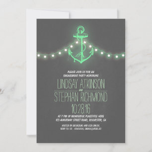 Kreidetafel maritime Party-Einladung zur Seeschlac Einladung
