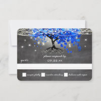 Kreidetafel Royal Blau Herz Blatt Baum Mason Glas