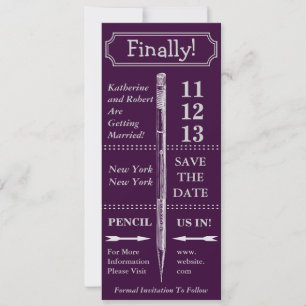 Kreidetafel Vintage Hochzeit Save The Date