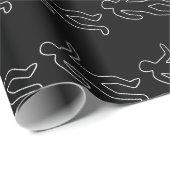 Kreideumriss Geschenkpapier (Rolleneckpunkt)