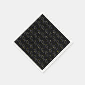Kreideumriss mit Beweismarkierungen Serviette (Ecke)