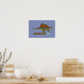Kreidezeit-Dinosaurier Spinosaurus Poster (Küche)