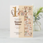 Kreieren Sie Ihr eigenes Foto - ganz einfach die M Einladung (Stehend Vorderseite)