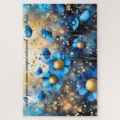 kreieren Sie Ihr eigenes inspirierendes Zitat, bla Puzzle (Vertikal)