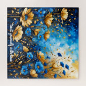 kreieren Sie Ihr eigenes inspirierendes Zitat, bla Puzzle (Horizontal)