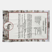 Kreieren Sie Ihr eigenes Rezeptkäfer-Hirsch Geschirrtuch (Horizontal)