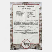 Kreieren Sie Ihr eigenes Rezeptkäfer-Hirsch Geschirrtuch (Vertikal)