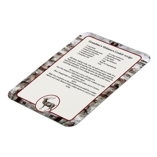 Kreieren Sie Ihr eigenes Rezeptkäfer-Hirsch Magnet (Linke Seite)