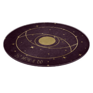 Kreieren Sie Ihr eigenes Weinen & Gold Celestial M Schneidebrett