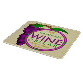 Kreieren Sie Ihre eigenen Weintrauben Personalisie Schneidebrett (Ecke)