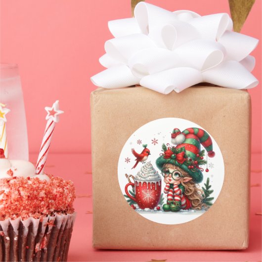 Kreieren Sie Ihren eigenen klassischen Elefanten-S Runder Aufkleber (Party)