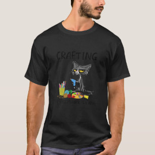 Kreieren Weil Mord falsch ist Funny Cat T Shirt