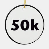 Kreis 50k keramik ornament (Vorne)