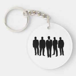 Kreis 5 unsichtbare Soldaten Schlüsselanhänger