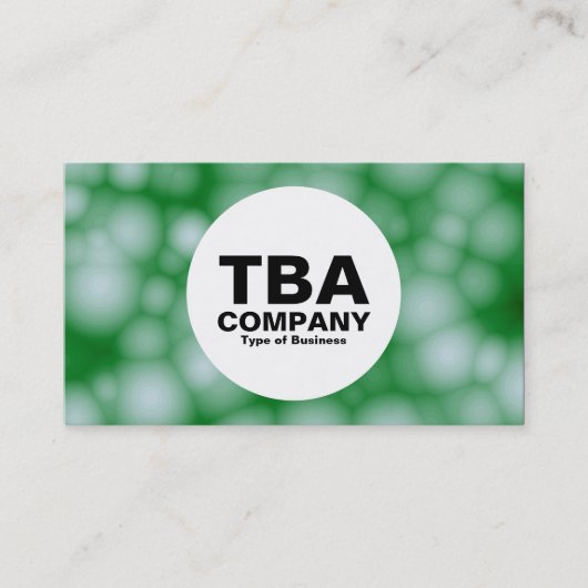 Kreis - Abstrakte Baumwolle Visitenkarte (Vorderseite)