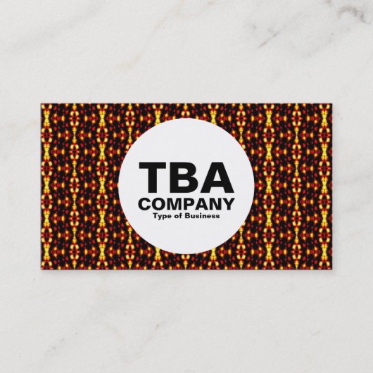 Kreis - Abstraktes Muster Visitenkarte (Vorderseite)