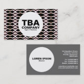 Kreis - Abstraktes Muster Visitenkarte (Vorne/Hinten)