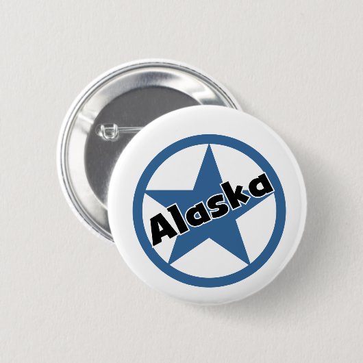 Kreis Alaska Button (Vorne & Hinten)
