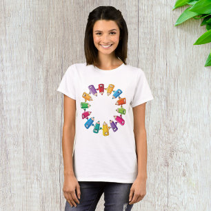 Kreis aus Bleistiften T-Shirt