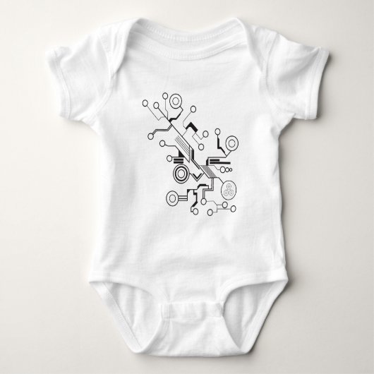 Kreis Baby Strampler (Vorderseite)