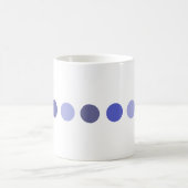 Kreis-blau Kaffeetasse (Mittel)