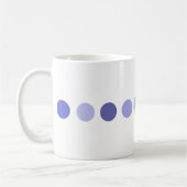 Kreis-blau Kaffeetasse (Links)