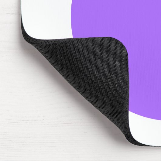 Kreis - Blau Lila auf Weiß Mousepad (Ecke)