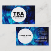 Kreis - Blaues Wasser Visitenkarte (Vorne/Hinten)
