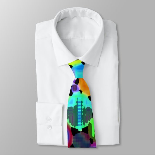 Kreis-bunte Krawatte (Gebunden)