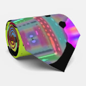 Kreis-bunte Krawatte (Gerollt)