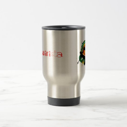 Kreis capoeirista reisebecher (Mittel)