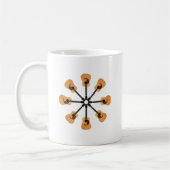 Kreis der akustischen Gitarren Kaffeetasse (Links)
