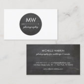 Kreis der angesagten Monogramm-Arrow-Karte Visitenkarte (Vorne/Hinten)