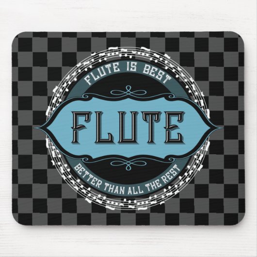 Kreis der besten Musiknote Mousepad (Vorne)
