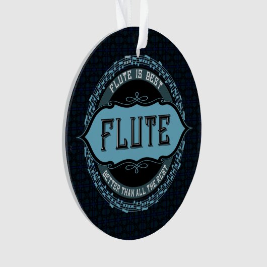 Kreis der besten Musiknote Ornament (Vorderseite)