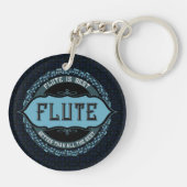 Kreis der besten Musiknote Schlüsselanhänger (Rückseite)