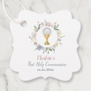 Kreis der blass blauen Blume der ersten Kommune Geschenkanhänger