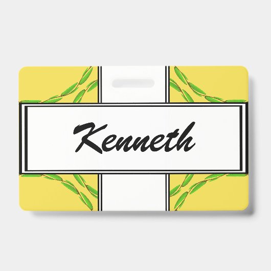 Kreis der Blätter von Kenneth Yoncich Ausweis (Vorderseite)
