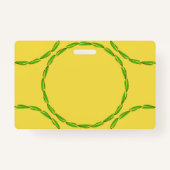 Kreis der Blätter von Kenneth Yoncich Ausweis (Rückseite)