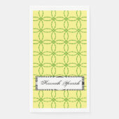 Kreis der Blätter von Kenneth Yoncich Serviette (Vorderseite)