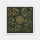 Kreis der Drachen Napkins Serviette (Vorderseite)