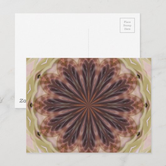 Kreis der Federn Postkarte (Vorne/Hinten)