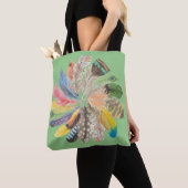 Kreis der Federn Tasche (Von Nahem)