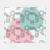 Kreis der Formen Fleecedecke (Vorderseite (Horizontal))