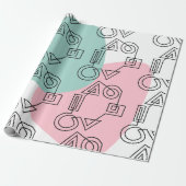 Kreis der Formen Geschenkpapier (Ungerollt)