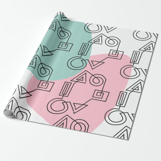 Kreis der Formen Geschenkpapier (Ungerollt)