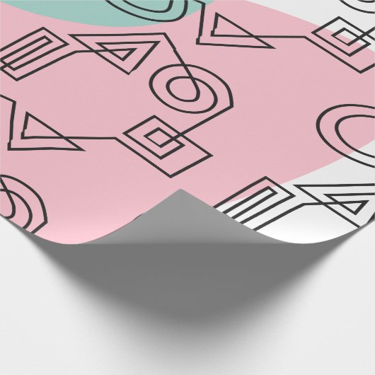 Kreis der Formen Geschenkpapier (Ecke)